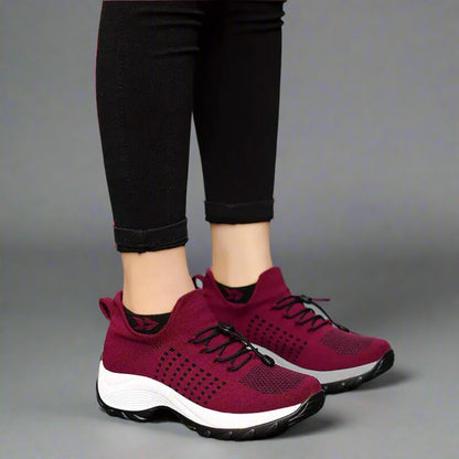 Women Comfortable Orthopedic Walking Shoes | Slip On, Breathable