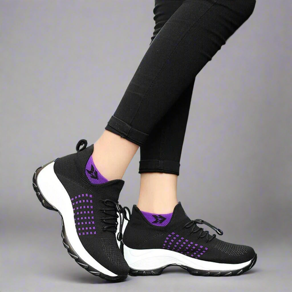 Women Comfortable Orthopedic Walking Shoes | Slip On, Breathable