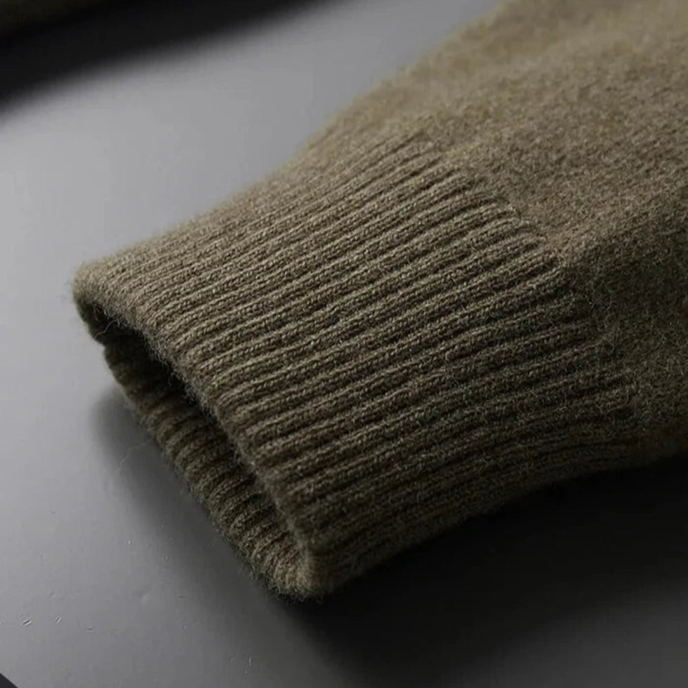 Men’s Smart Casual Button Up Cardigan | Long Sleeve Knitwear