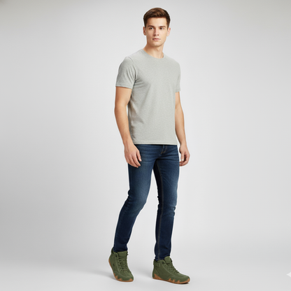 Men's High Top Ankle Sneakers - Athletic Sport Shoes