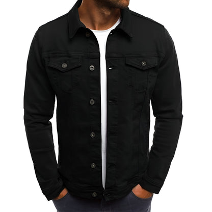 Men’s Denim Jacket | Casual Button Up Jean Coat
