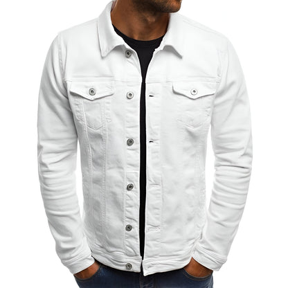 Men’s Denim Jacket | Casual Button Up Jean Coat