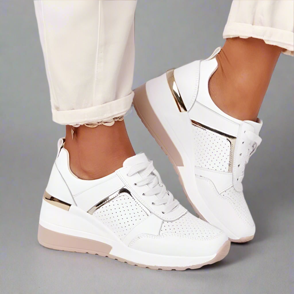 Stylish Comfortable Wedge Sneakers for Women - Image 2