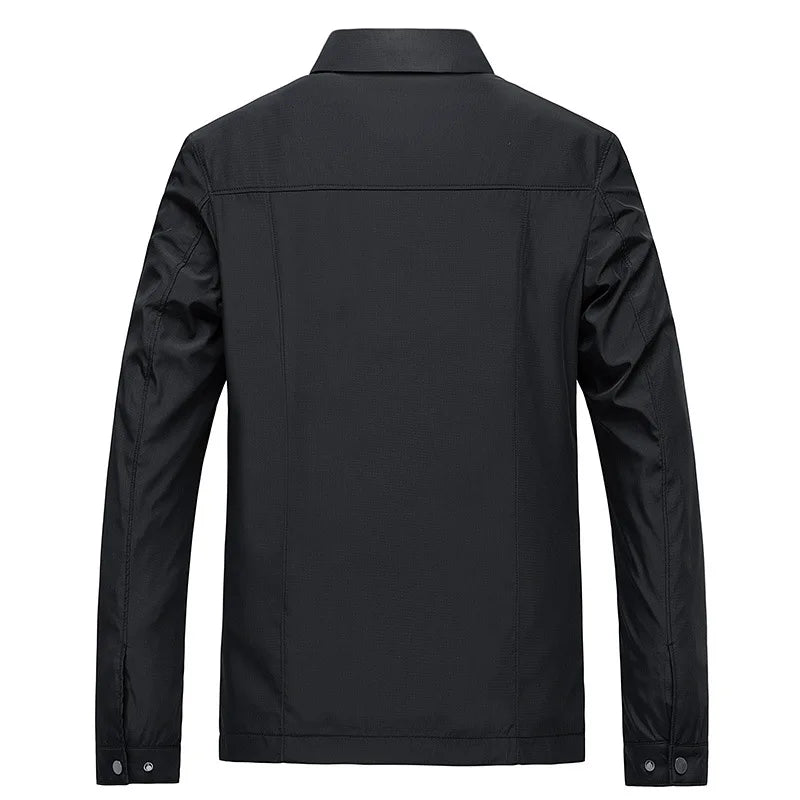 Men's | Thin Jacket - Stylish Cotton-Polyester Outerwear-3