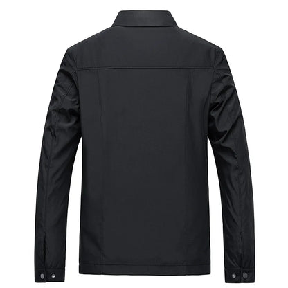 Men's | Thin Jacket - Stylish Cotton-Polyester Outerwear-3