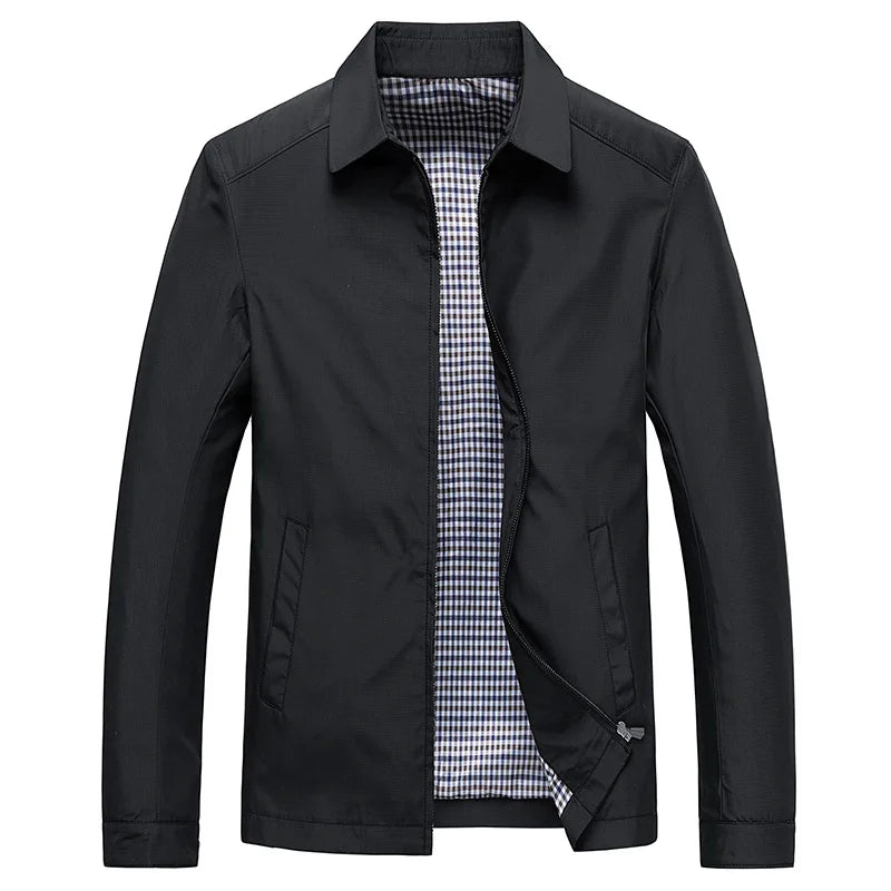 Variant image for Men's | Thin Jacket - Stylish Cotton-Polyester Outerwear-3