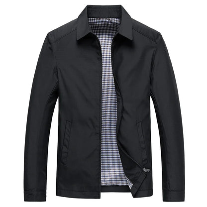 Variant image for Men's | Thin Jacket - Stylish Cotton-Polyester Outerwear-3