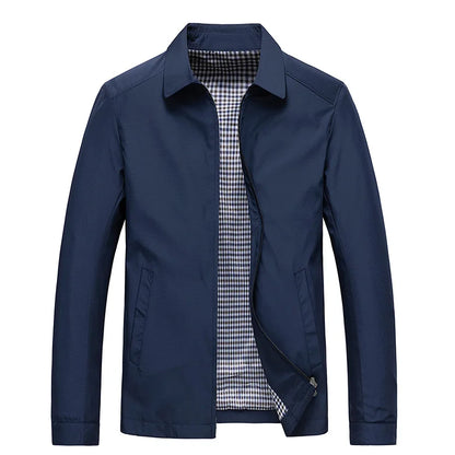 Variant image for Men's | Thin Jacket - Stylish Cotton-Polyester Outerwear-13