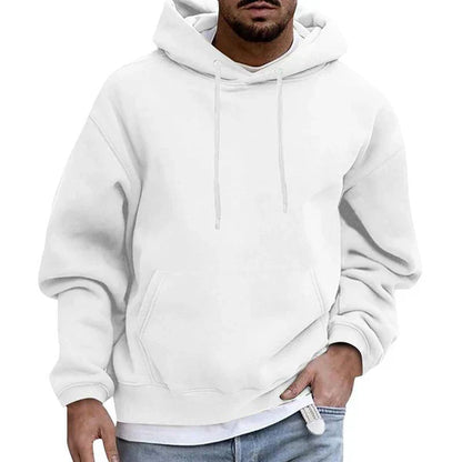 Men’s Casual Pullover Hoodie | Long Sleeve Kangaroo Pocket