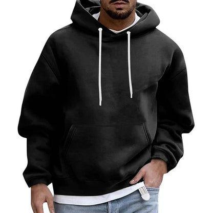 Men’s Casual Pullover Hoodie | Long Sleeve Kangaroo Pocket