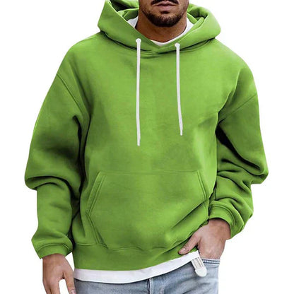 Men’s Casual Pullover Hoodie | Long Sleeve Kangaroo Pocket