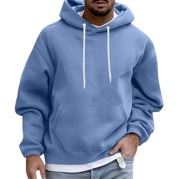 Men’s Casual Pullover Hoodie | Long Sleeve Kangaroo Pocket