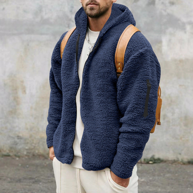 Men’s Sherpa Fleece Jacket | Warm Cosy Zip Up Teddy