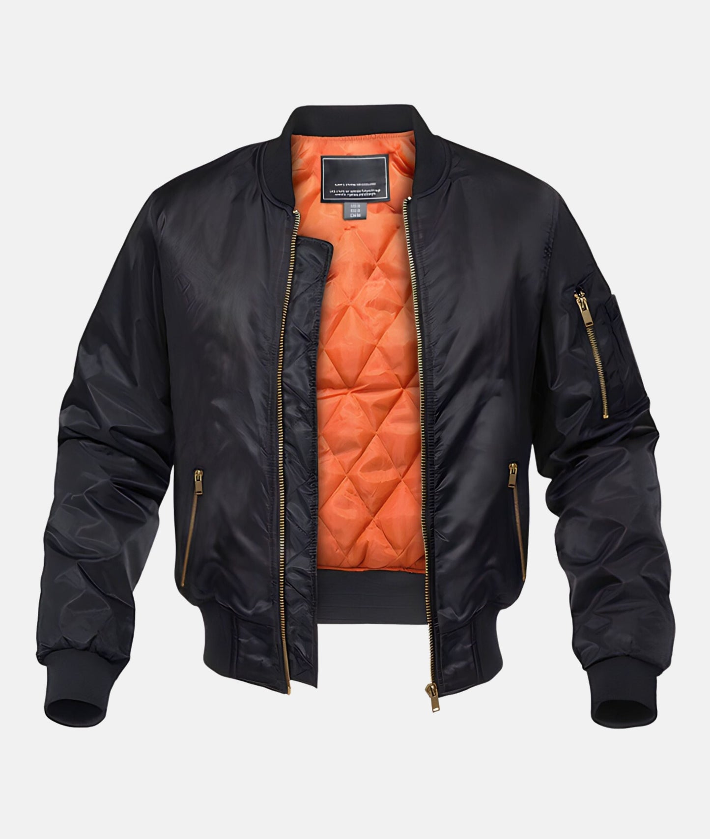 Men’s Lightweight Bomber Jacket | Quilted Insulated Zip Up