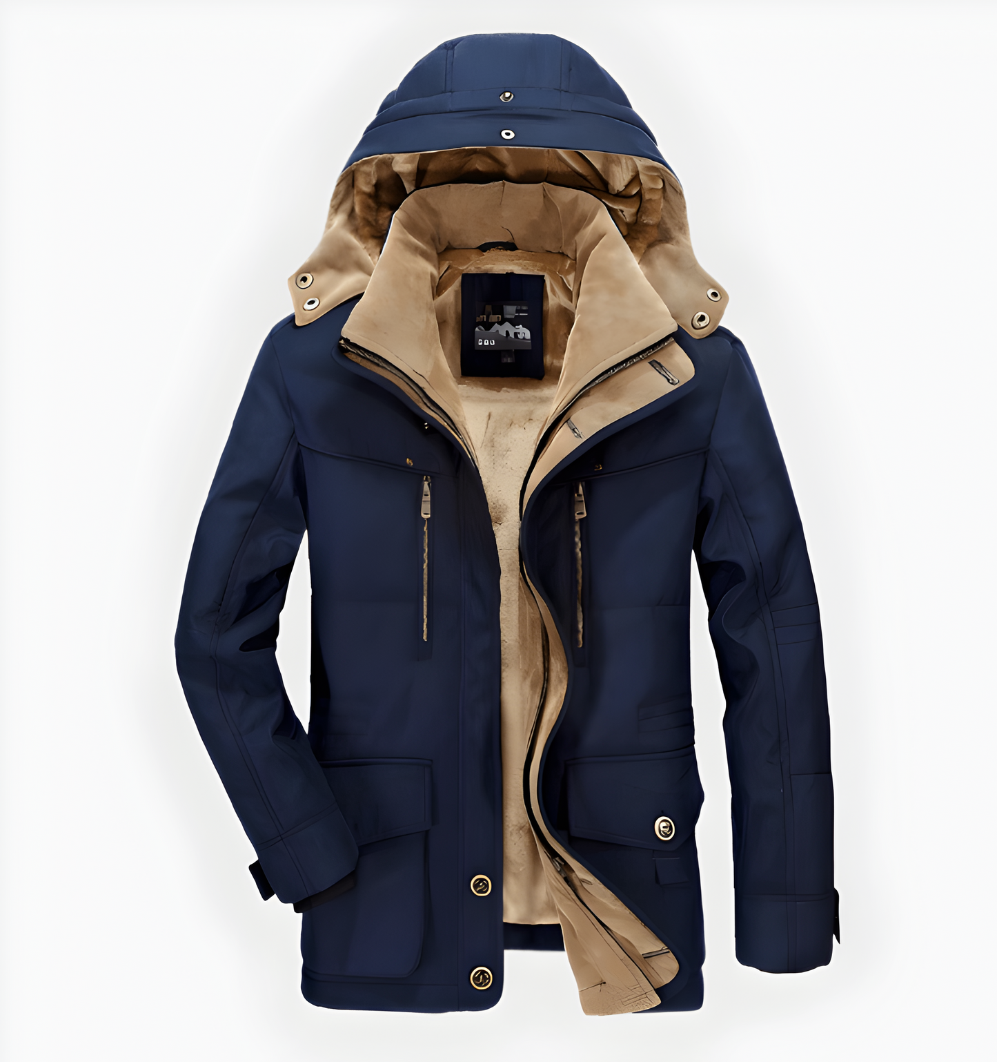 Men’s Winter Parka Jacket | Warm Hooded Fur Lined Coat