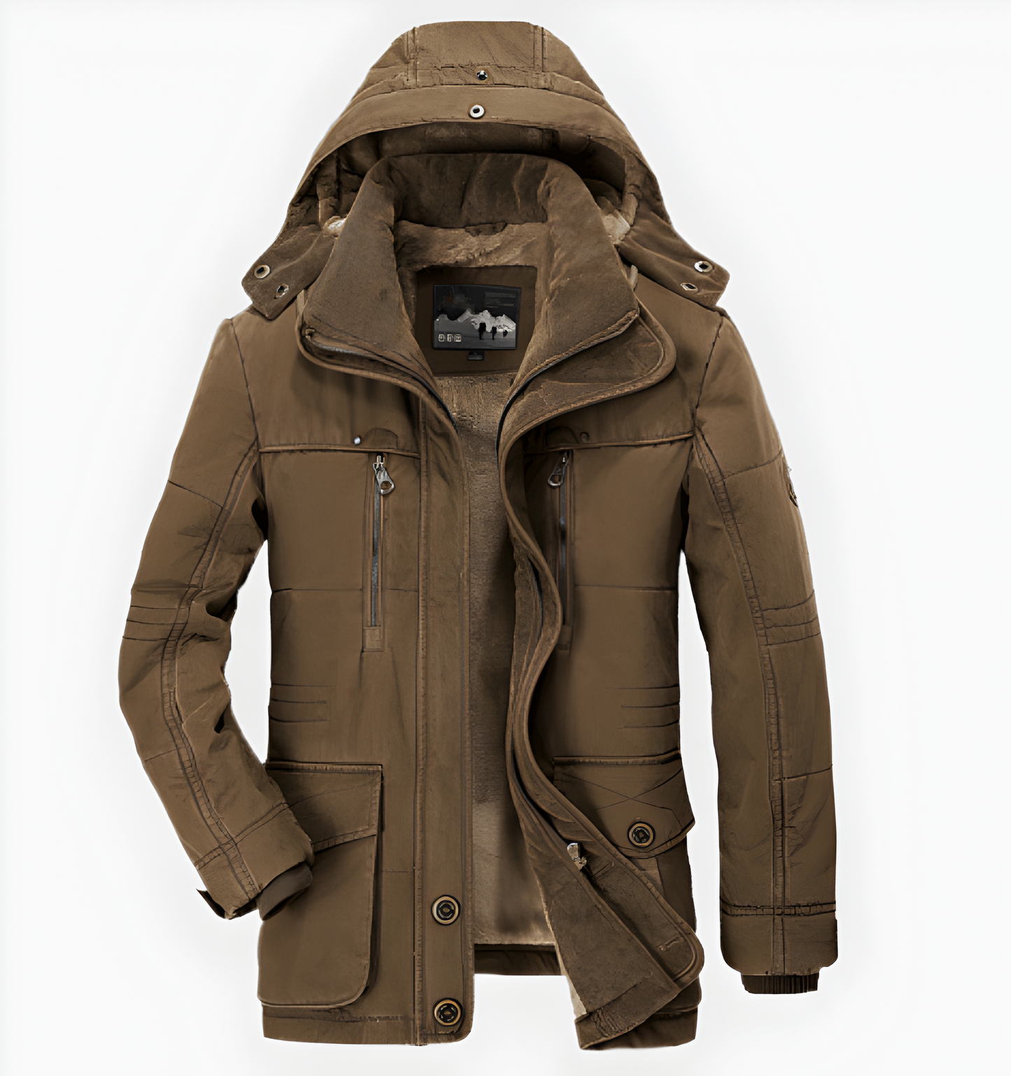 Men’s Winter Parka Jacket | Warm Hooded Fur Lined Coat