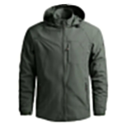 Men’s Lightweight Hooded Jacket | Casual Zip Up Windbreaker