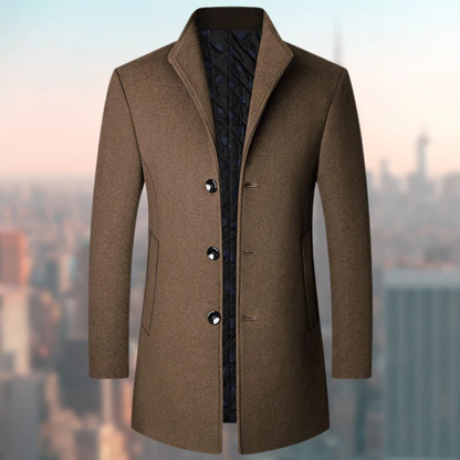 Men's Long Overcoat | Stylish Winter Trench Coat