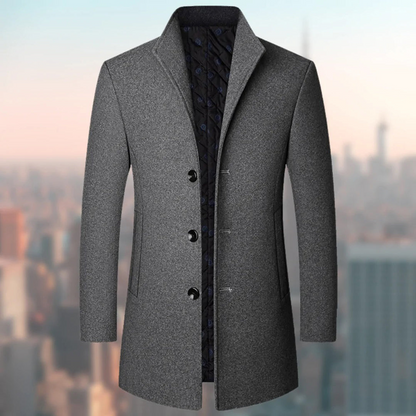 Men's Long Overcoat | Stylish Winter Trench Coat