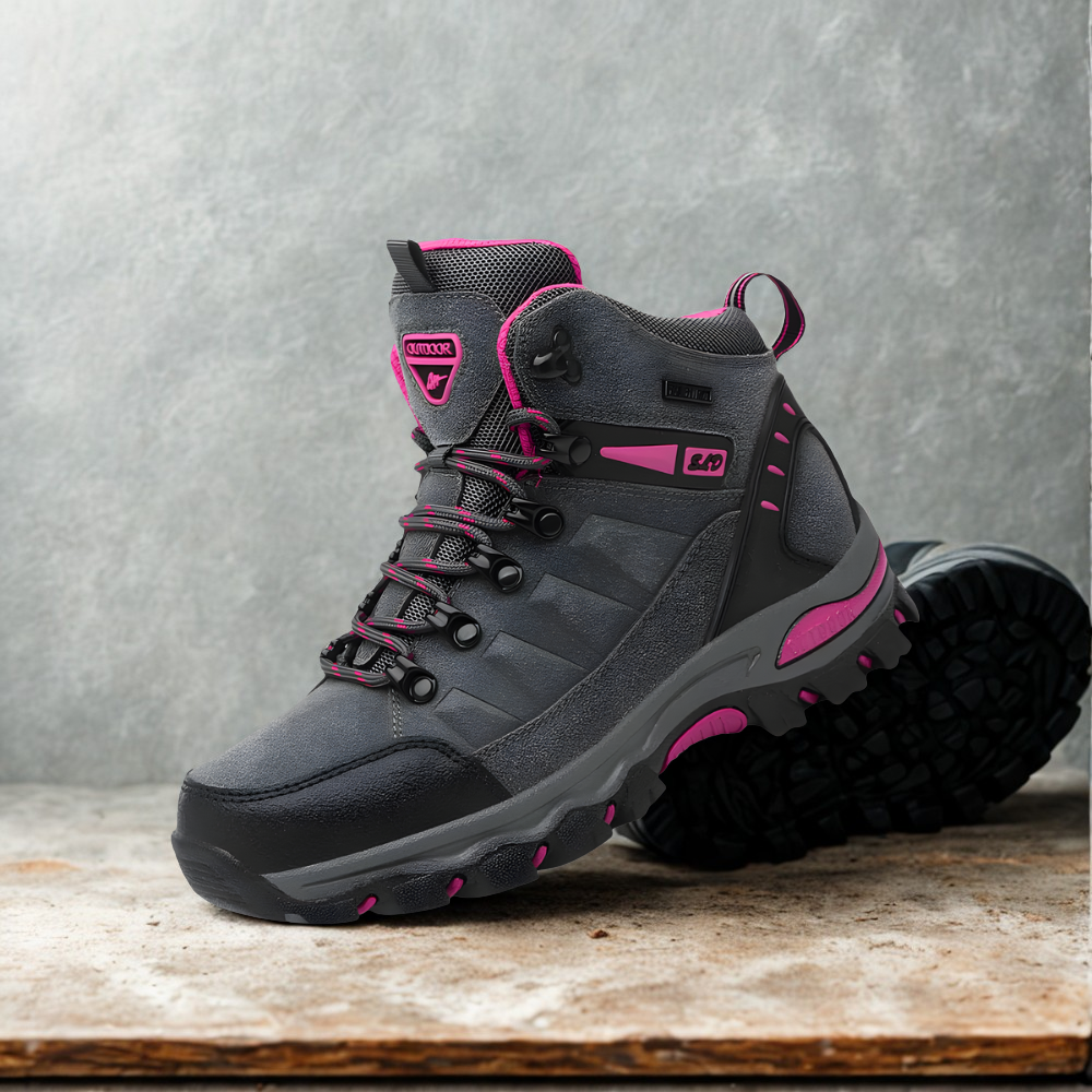 Women's Winter Hiking Boots - Waterproof Outdoor Comfortable