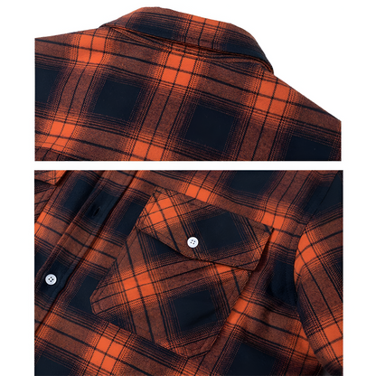 Men’s Fleece Lined Flannel Shirt Jacket | Warm Checked Overshirt