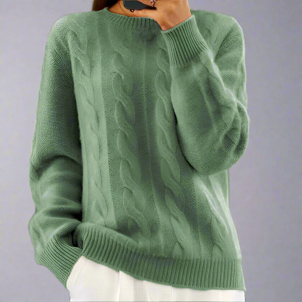 Warmer Strickpullover für Damen - Image 3