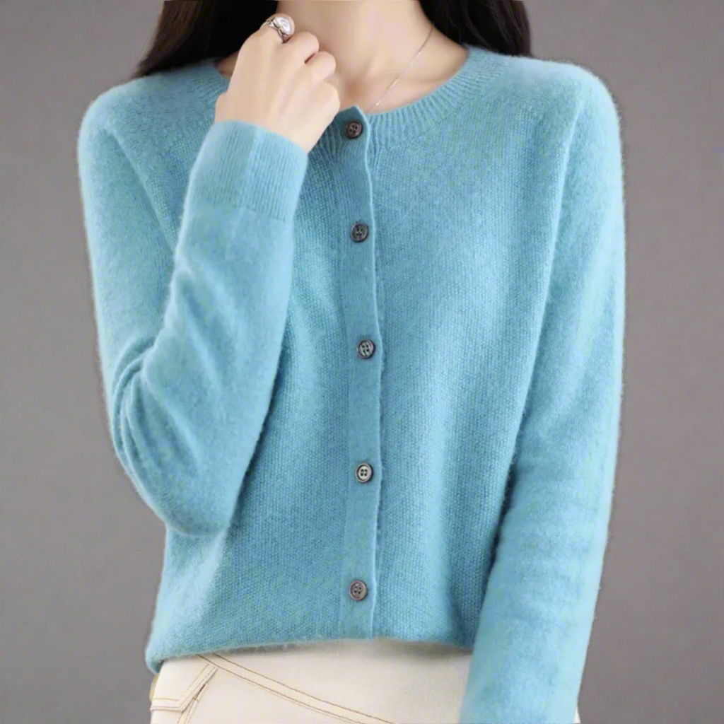 WW Damen Rundhals Cardigan Pullover - Image 4