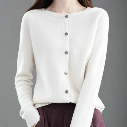 WW Damen Rundhals Cardigan Pullover - Image 5