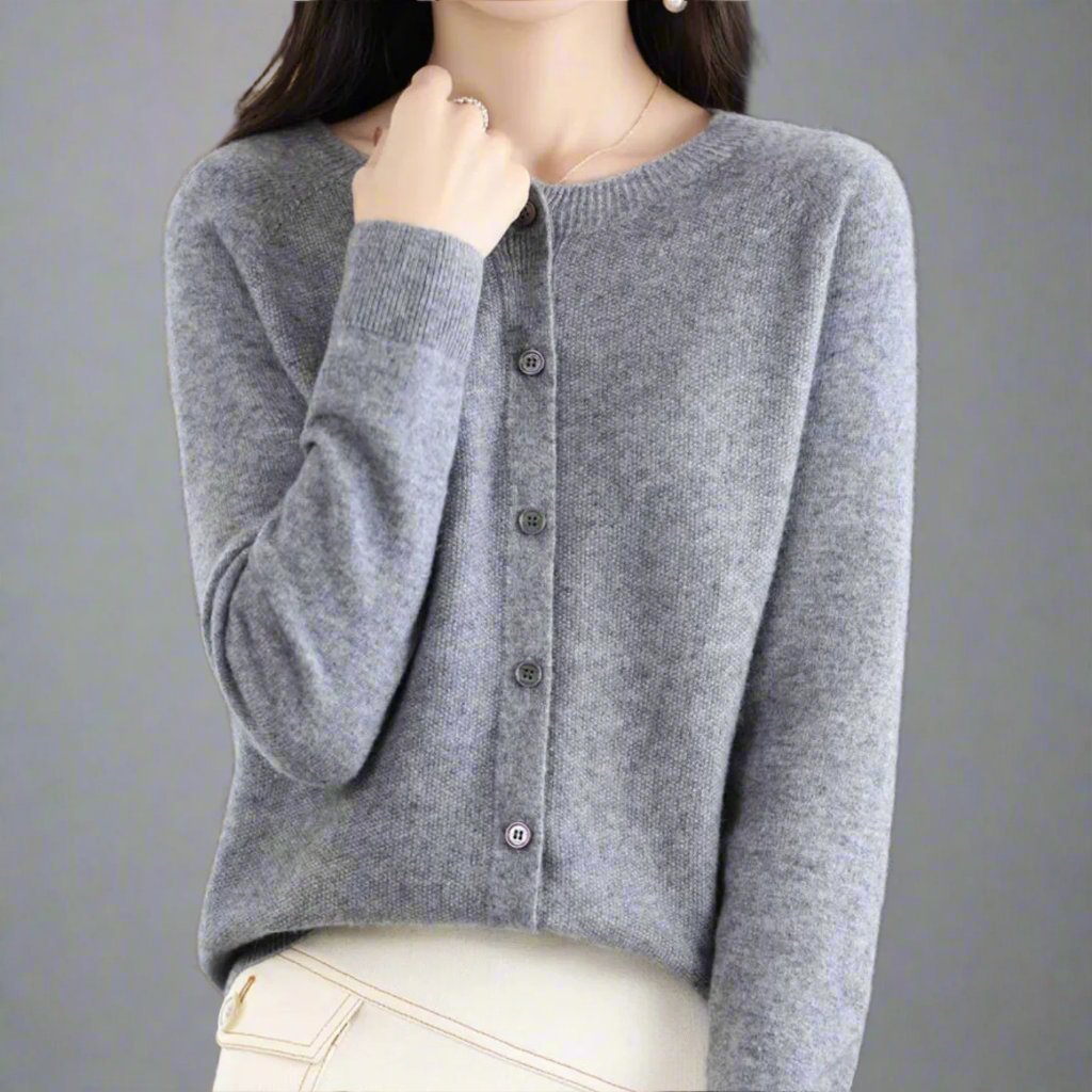WW Damen Rundhals Cardigan Pullover - Image 7