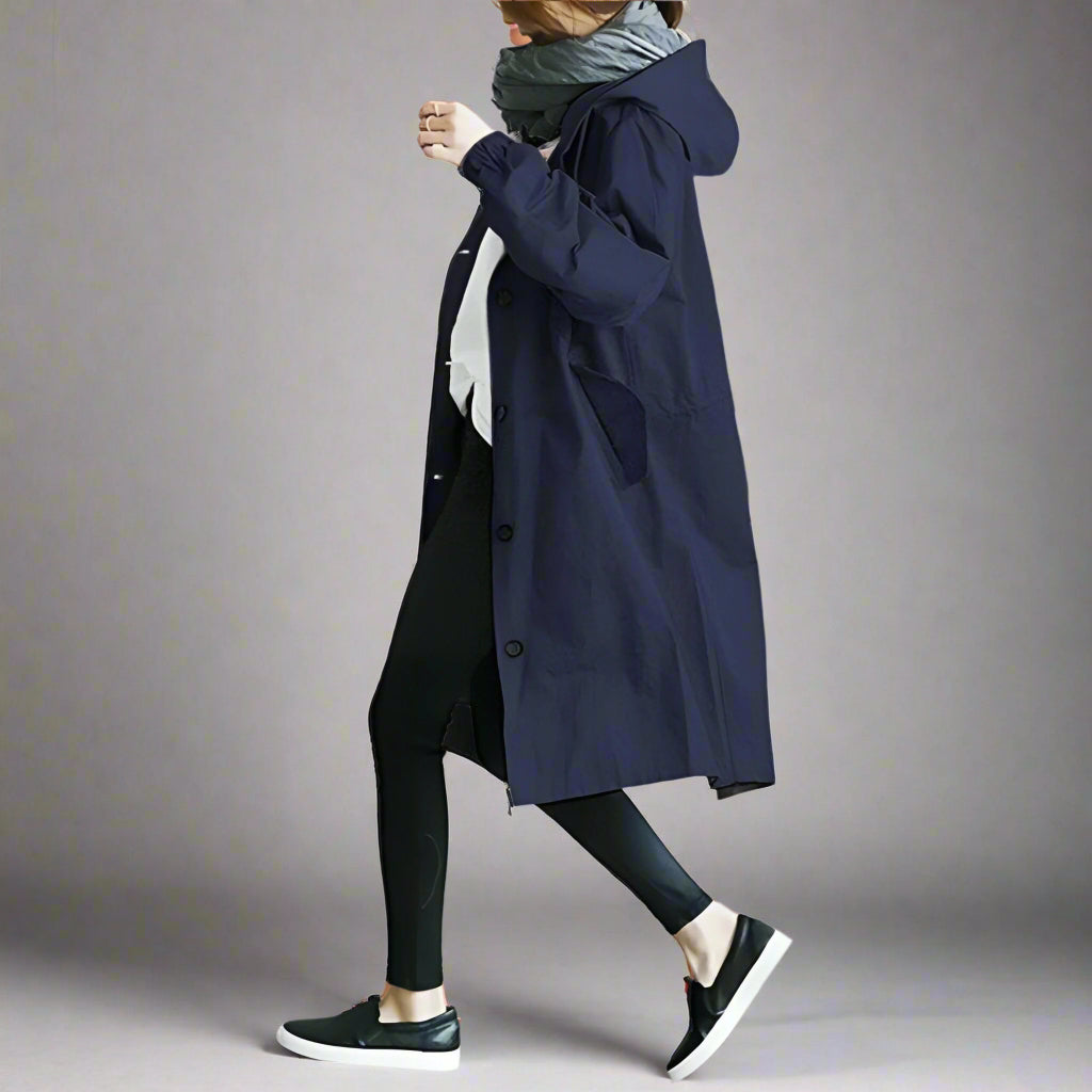 Women’s Oversized Trench Coat | Long Lightweight Casual