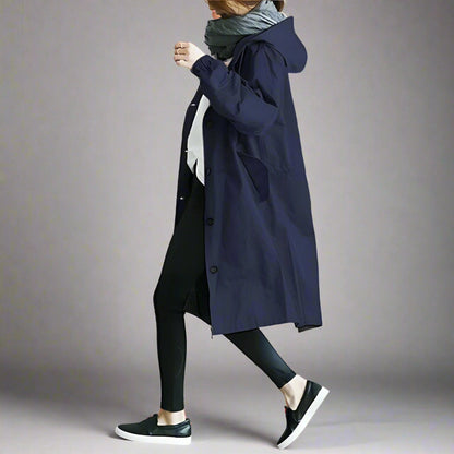 Women’s Oversized Trench Coat | Long Lightweight Casual