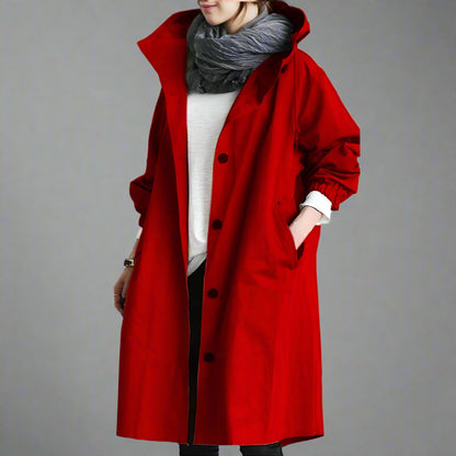 Women’s Oversized Trench Coat | Long Lightweight Casual