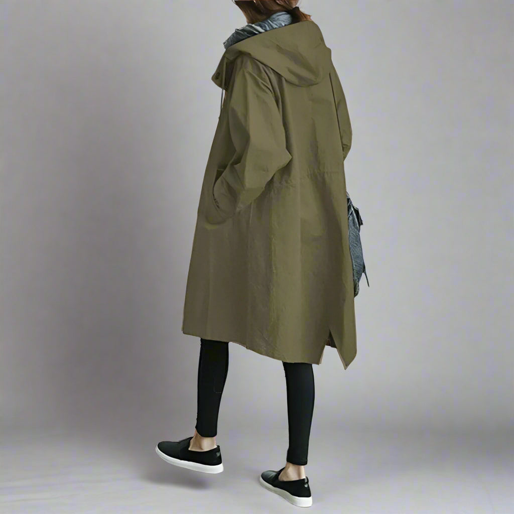 Women’s Oversized Trench Coat | Long Lightweight Casual