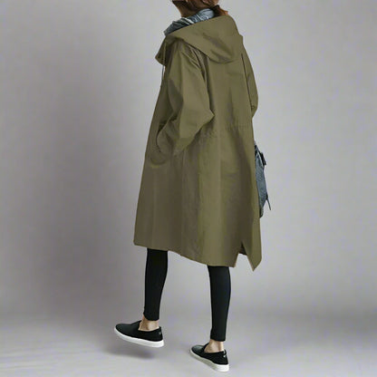 Women’s Oversized Trench Coat | Long Lightweight Casual
