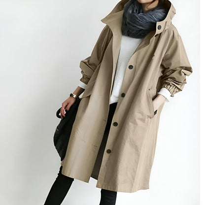 Women’s Oversized Trench Coat | Long Lightweight Casual